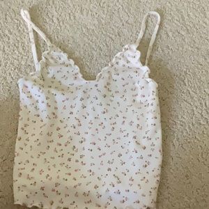Flower print tank top